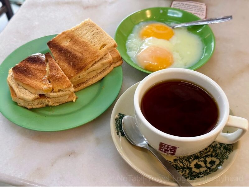 本店のカヤトーストセット