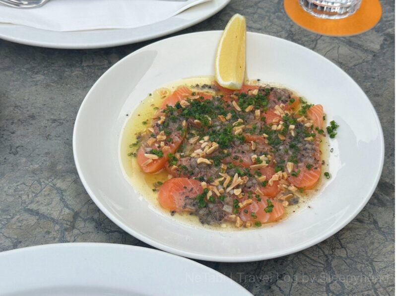 Salmon Crudo/サーモン・クルード
