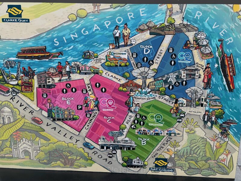 クラークキーのマップ