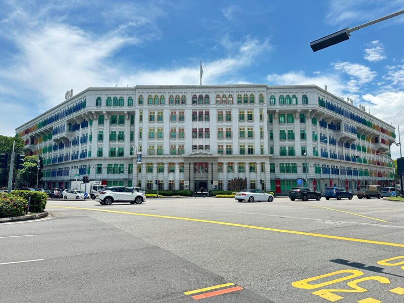 正面から撮影したold hill street police station